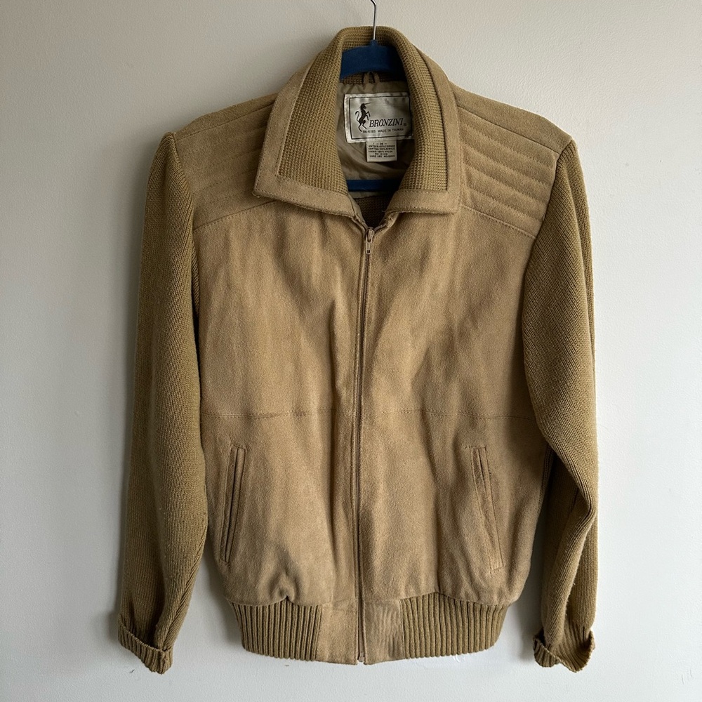 Vintage 70s Cowhide Leather Men’s Jacket size M